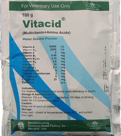 ویتاسید Vitacid WSP100gr
