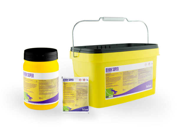 Disinfectants   dexon super   sachet 50g   jar 1000gram   bucket 5kg 600x450