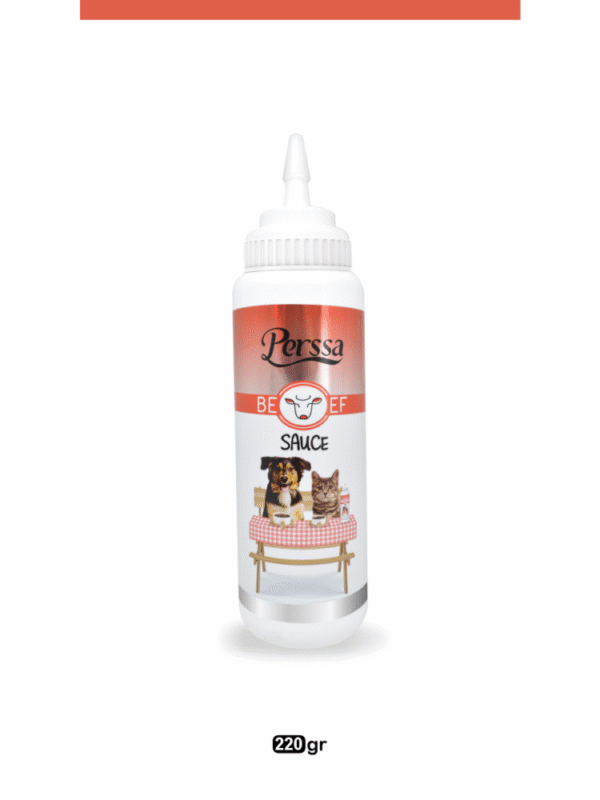 پرسا سس هاي غذايي سگ با طعم هاي: گوشت گوساله ، مرغ، پنير، ماهي